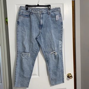 🏷Women’s NWT Old Navy size 18 bluejeans o.g. Straight Secret smooth pockets